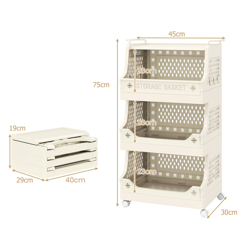 Laundry Hamper, 75cm H x 45cm W x 30cm D