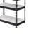 4 Tier Rectangular Bookcase With Adjustable Shelves, Natural And Black