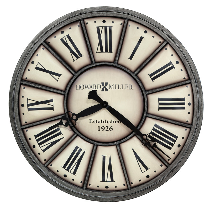 Oversized Company Time II 34" Wall Clock