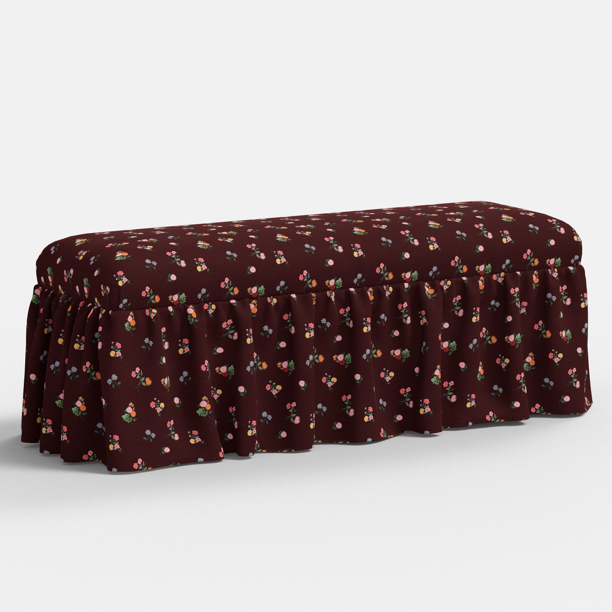 Surrey Dining Bench, Red Flower