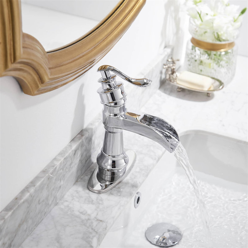 Single-handle Bathroom Faucet, Chrome