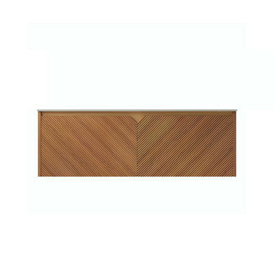 RUBEN 48" Wall-Mounted Cabinet Without Basin, Brown Oak