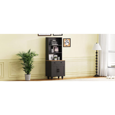 Ertis 62.9" Kitchen Pantry With Drawer
