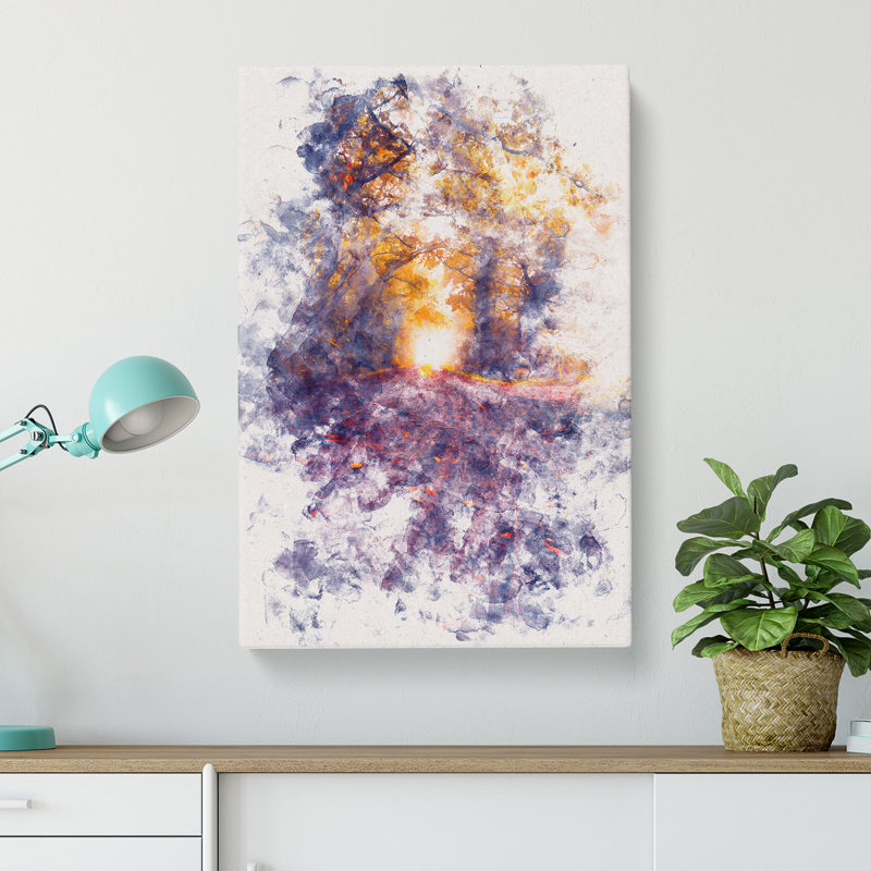 Forest Path In France - Wrapped Canvas, 50cm H x 35cm W x 3cm D