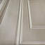 Metallic Faux Wood Panel Imitation Textured Plain Wallpaper 3d Illusion