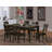 7 Piece Kitchen Table Set Consist of a Rectangle Dining Table with Butterfly Leaf and 6 Dining Room Chairs, Cappuccino-20548996-127273674-131121763