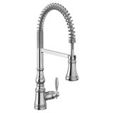 Moen Weymouth Pre-Rinse Spring Pull-Down Single Handle Kitchen Faucet