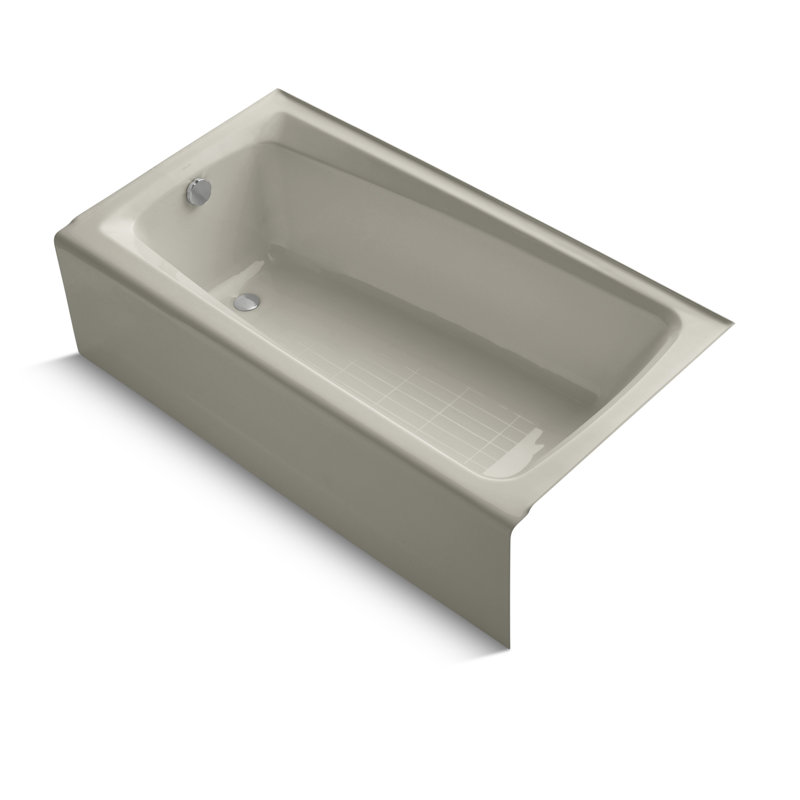 Mendota 60" x 32" Soaking Bathtub, Sandbar, Right