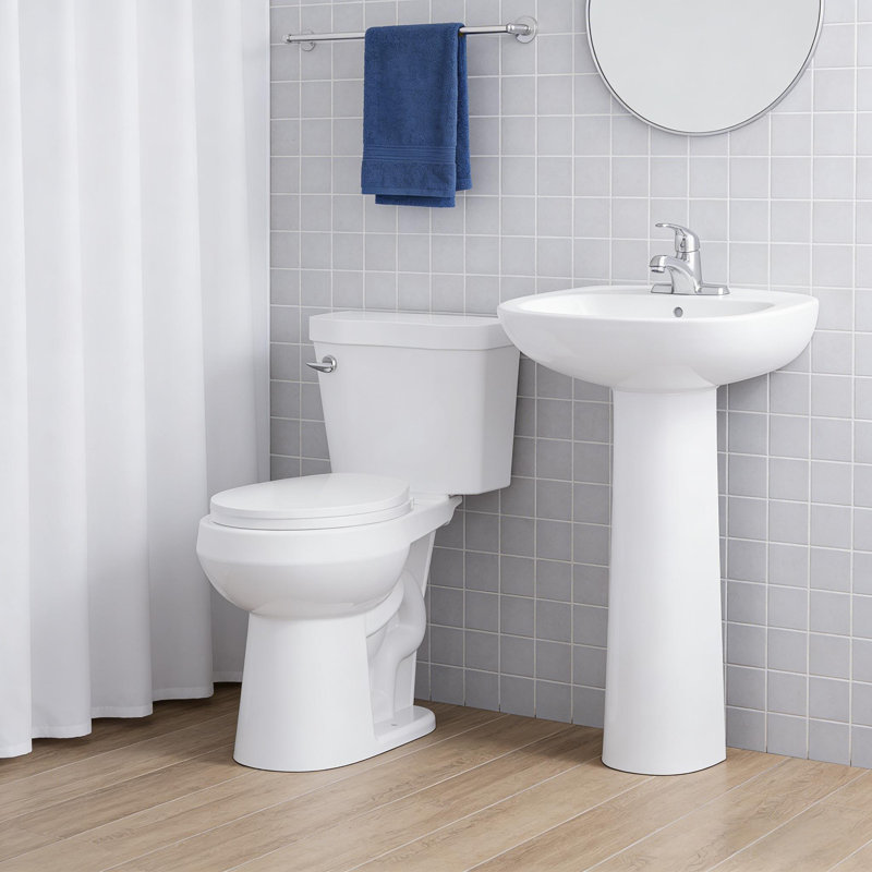 21" Two-Piece Toilets with Soft-Close Seat for Bathrooms