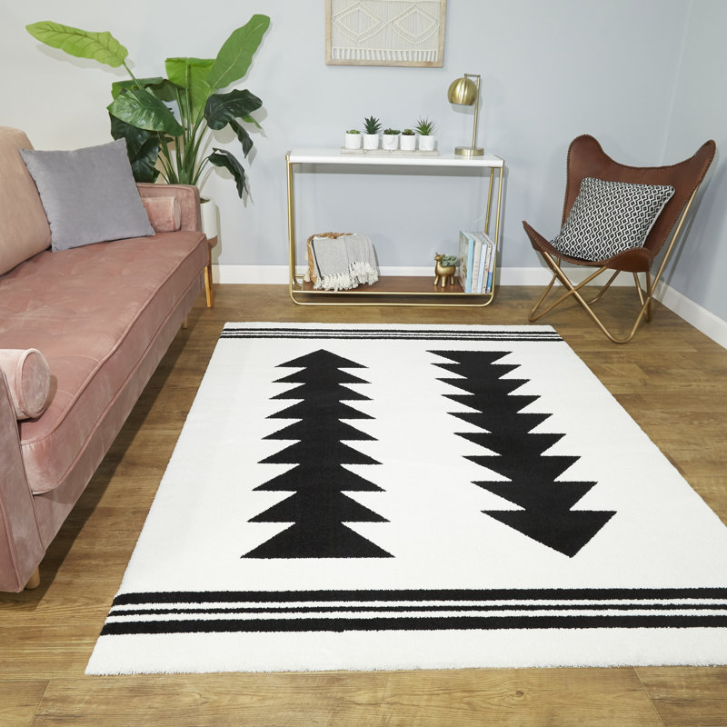 Ebbert Indoor Rug, Rectangle 5'3" x 7'