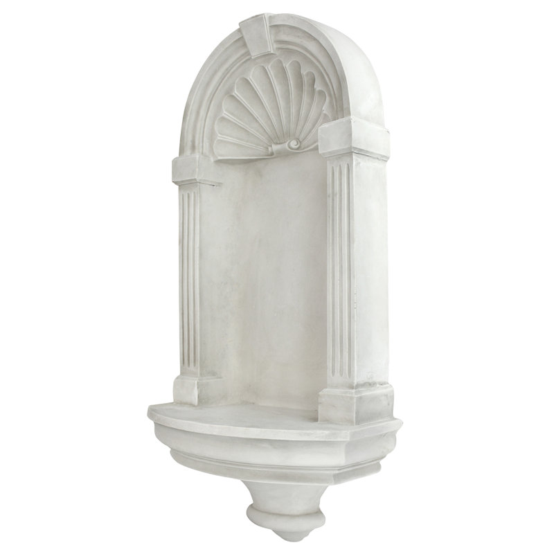 Classical European Style Wall Sculpture, 30" H x 15" W x 8" D