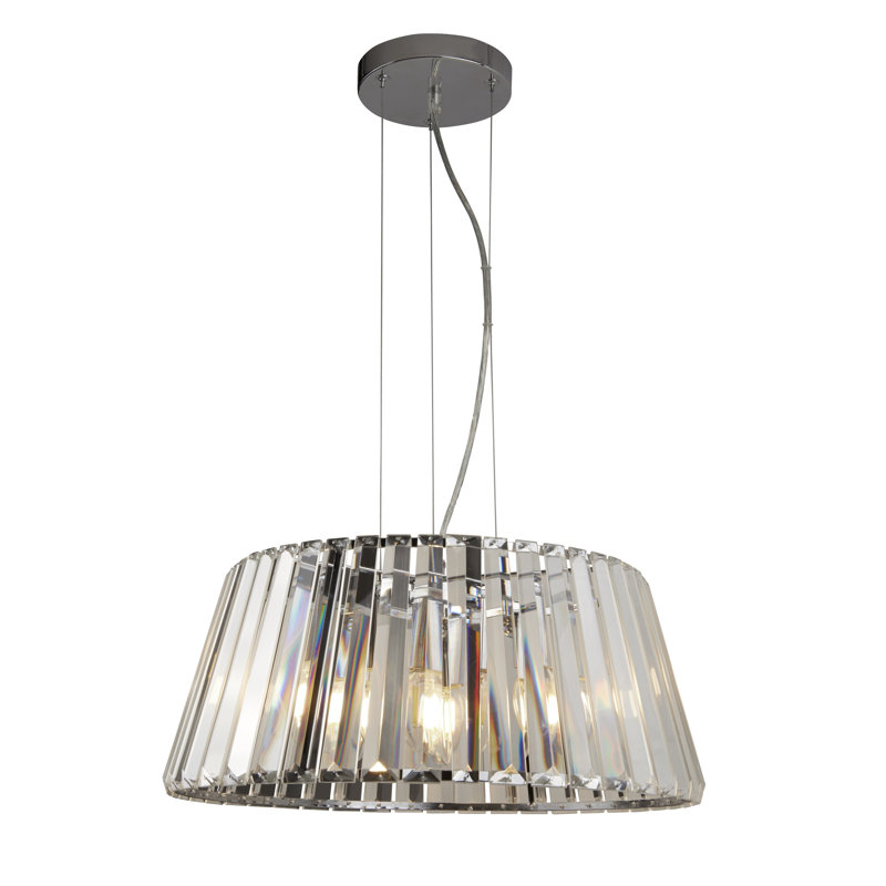 Armory 5-Light Dome Chandelier, Chrome