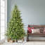 7.5' Pre-lit Miracle Shape Alberta Spruce Artificial Christmas Tree