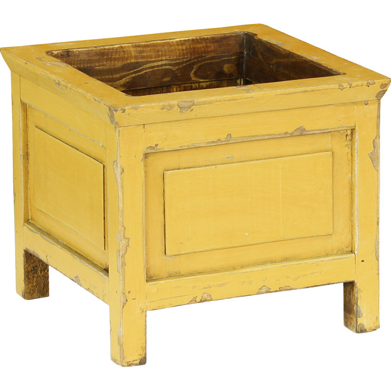 Pot à fleurs antique Antique Revival, Jaune