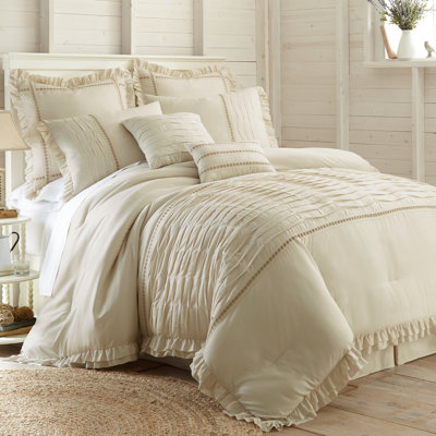Ensemble d'édredon en microfibre 8 pièces 