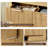 7 Dresser Chest, 7-Drawer Wood Double Dresser 54" TV Stand for Bedroom Hallway Entryway