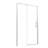 44--48" W X 74" H Shower Door, Aluminum Sliding Glass Shower Door With Premium 5/16 Inch (8Mm) Thick Tempered Glass-121957782