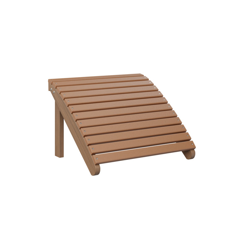 Repose-pieds Adirondack Berlin Gardens, Cedar Top/Antique Mahogany Base