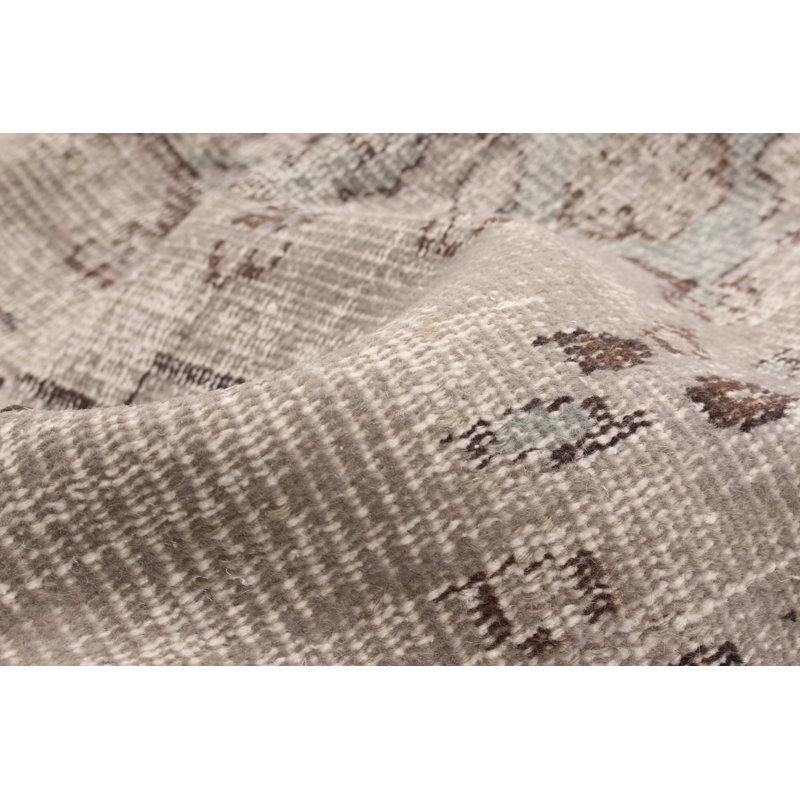 Tapis unique en laine gris New Age 5 pi 4 po x 8 pi 5 po Hawkinson