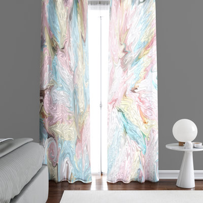 Semi Sheer Curtain Panel Pair
