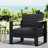 Trusty Club Chair - Metal & Wood, Water- Padding, Slat Assurance Appealing Touch