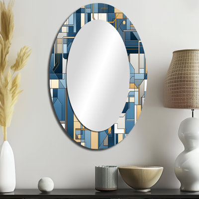 Miroir mural Earthy Cobalt