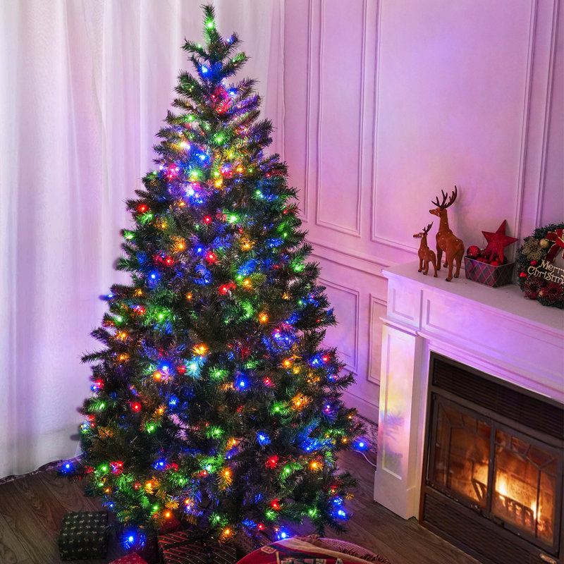 Artificial Christmas Tree, 6.0 ft, Pre-Lit