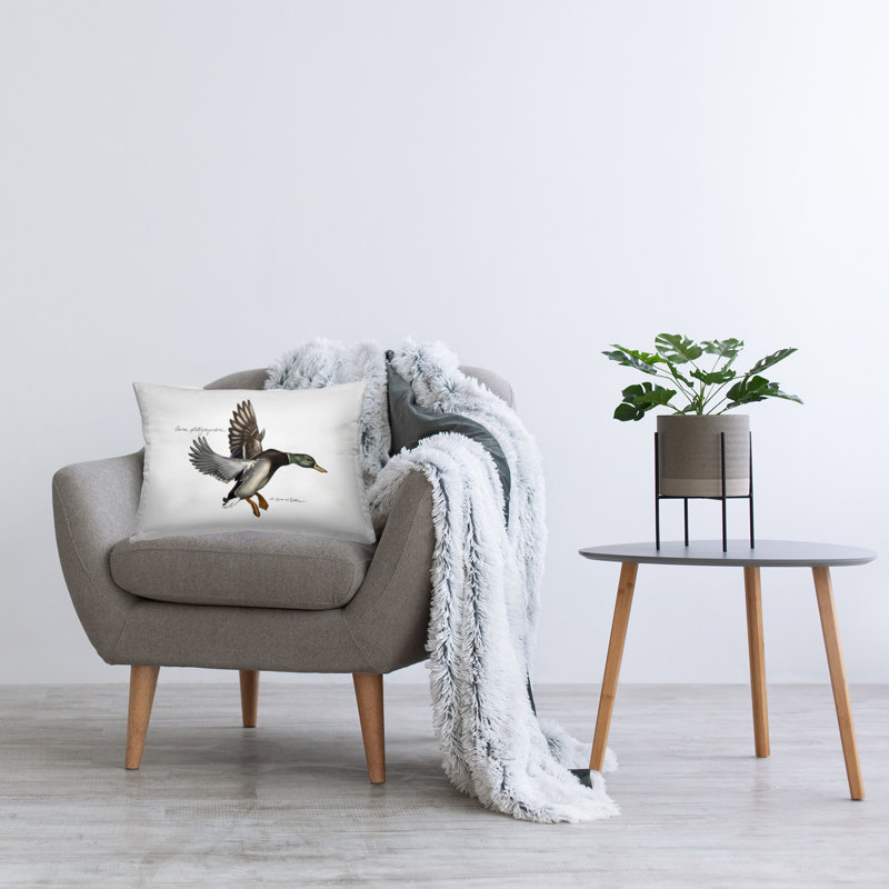 Coussin Flying Mallard Duck
