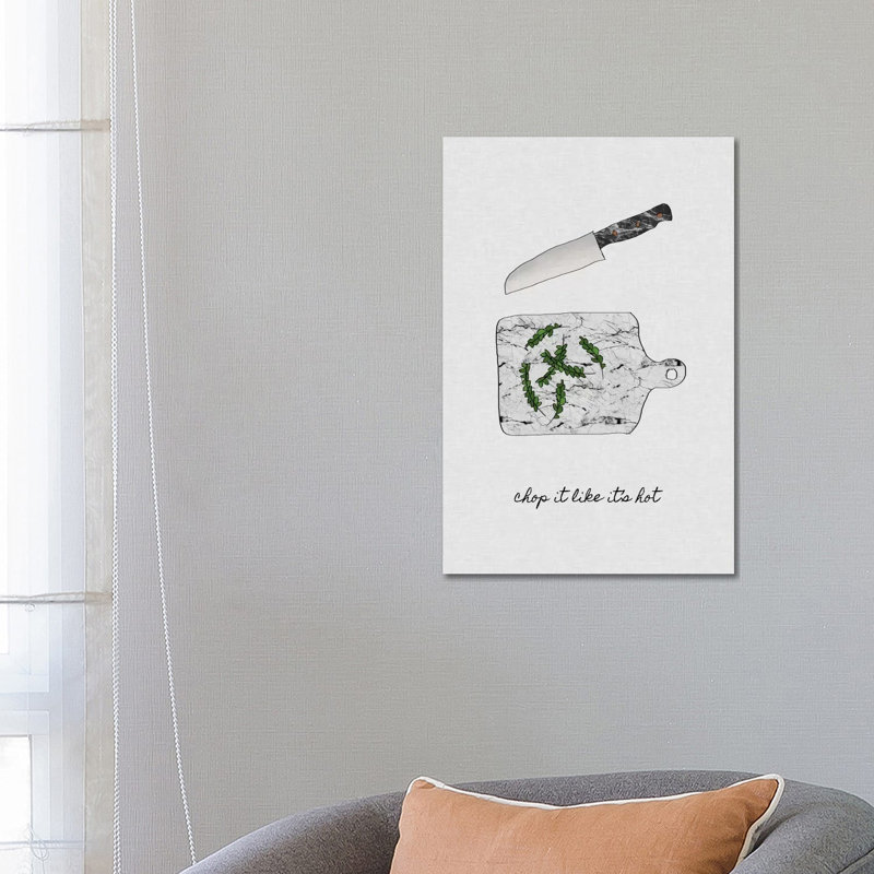 Chop It Like It's Hot by Orara Studio - Wrapped Canvas Gallery-Wrapped Canvas Giclée, 66.04 cm H x 45.72 cm W x 1.91 cm D