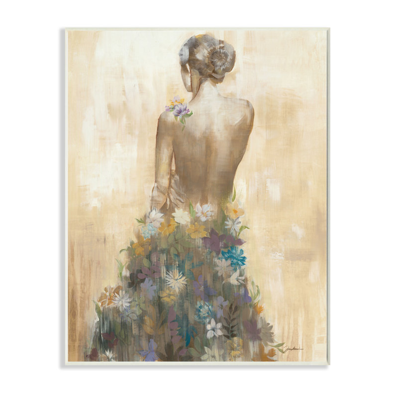 Robe de corps nu féminin au corps doux par Liz Jardine - impression, H 19 po x l 13 po, Plaque murale