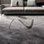 Simple table ovale en acier inoxydable-104249945
