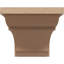 Cèdre Bryant, grain de bois brut TimberThane Corbel, apprêté brun clair-88289345