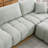 110" Modular Sectional Sofa, L Shape With Extra-Large Seat, Pull-Line Design, Movable Ottoman, High Density Foam, Free Combination-1067438209