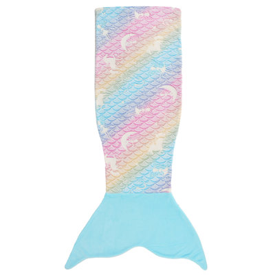 Couverture pour fille avec sirène, sac de couchage sirène, idée cadeau pour fille