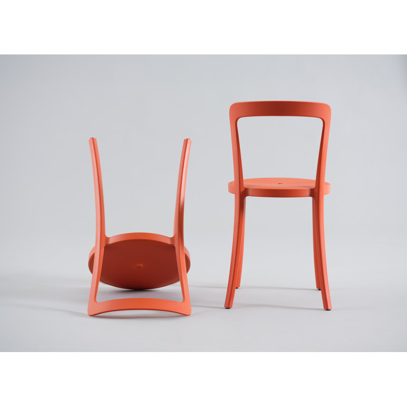 On & On Recycled PET Side Chair by E. Barber and J. Osgerby, Orange