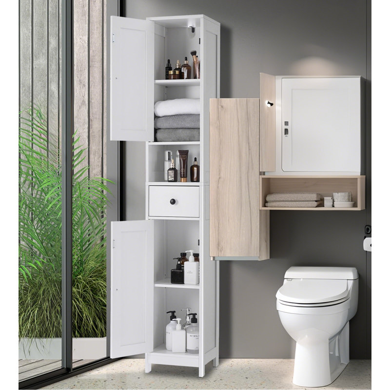 2 - Door Standard Accent Cabinet, White