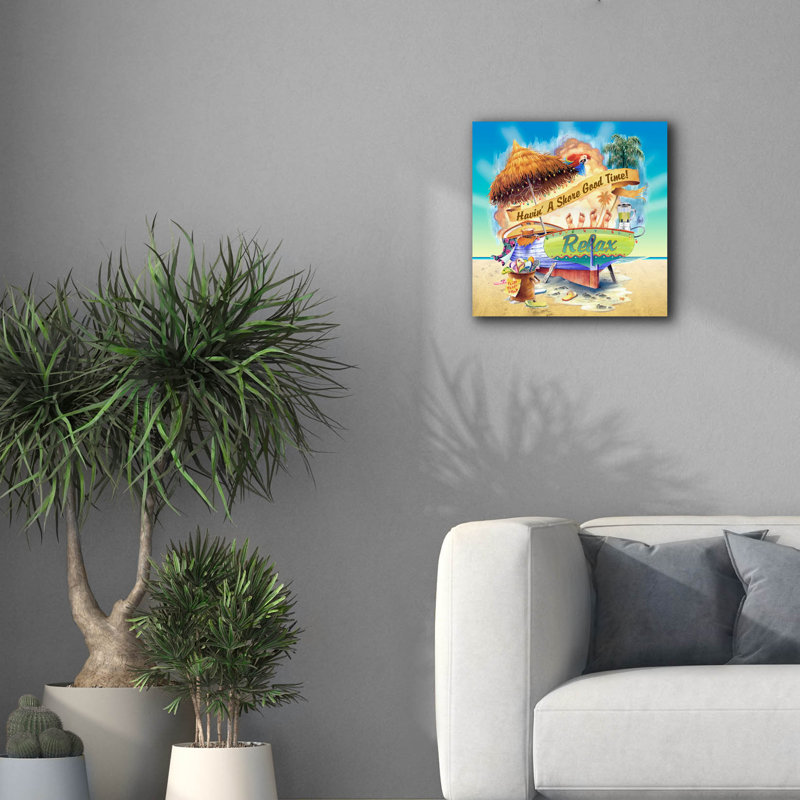 «Sundown Touchdown» par James Mazzotta, H 18 po x l 18 po x P 0,75 po