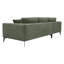 Riviera 4 Seater Corner Sofa, Fabric, 286cm Modern L-Shaped with Metal Legs-404754983-418821126