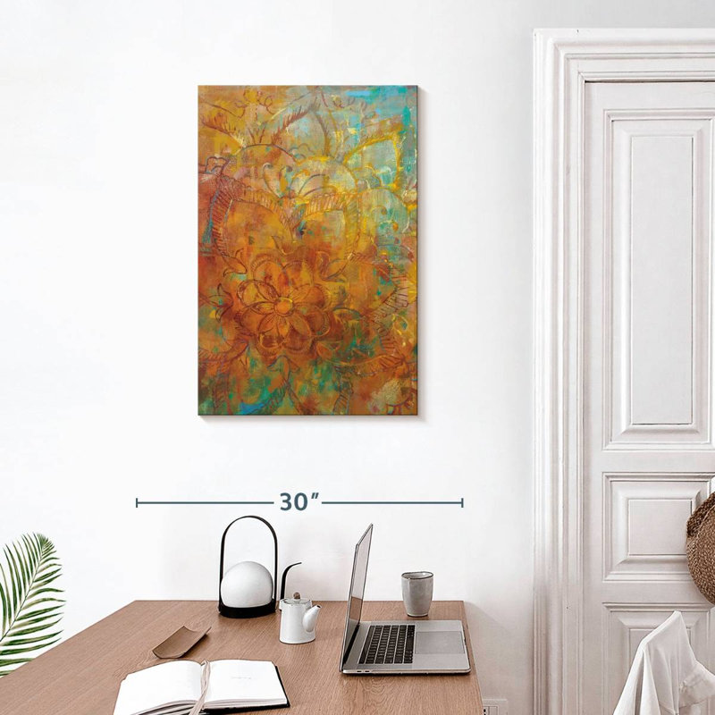 Kerner Bohemian Abstract Bright, H 30 po x l 20 po