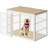 54" Dog Crate Furniture With Foldable Door, Xxl Dog Crates For Large Dogs, Wooden Decorative Dog Cage-1610583054
