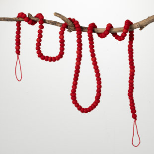 72" Felt Ornament Ball Novelty Garland