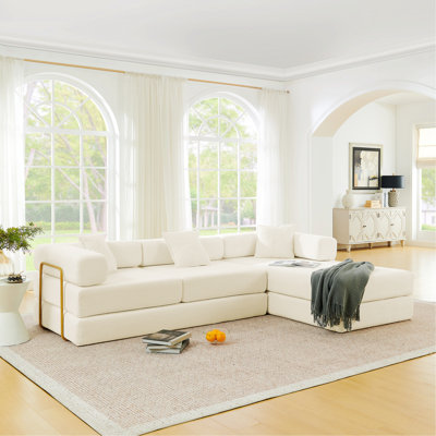 Modular Sectional Sofa With Deep Seat
