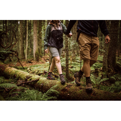 Couple of hikers Wall Art on Canvas