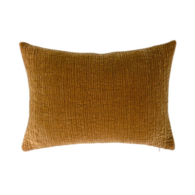 Tivoli Mustard Textured Pillow