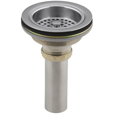 Duostrainer Sink drain and strainer with tailpiece