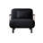  "31.5" convertible chair bed with adjustable backrest, tri-fold sofa bed with steel frame & pillow"