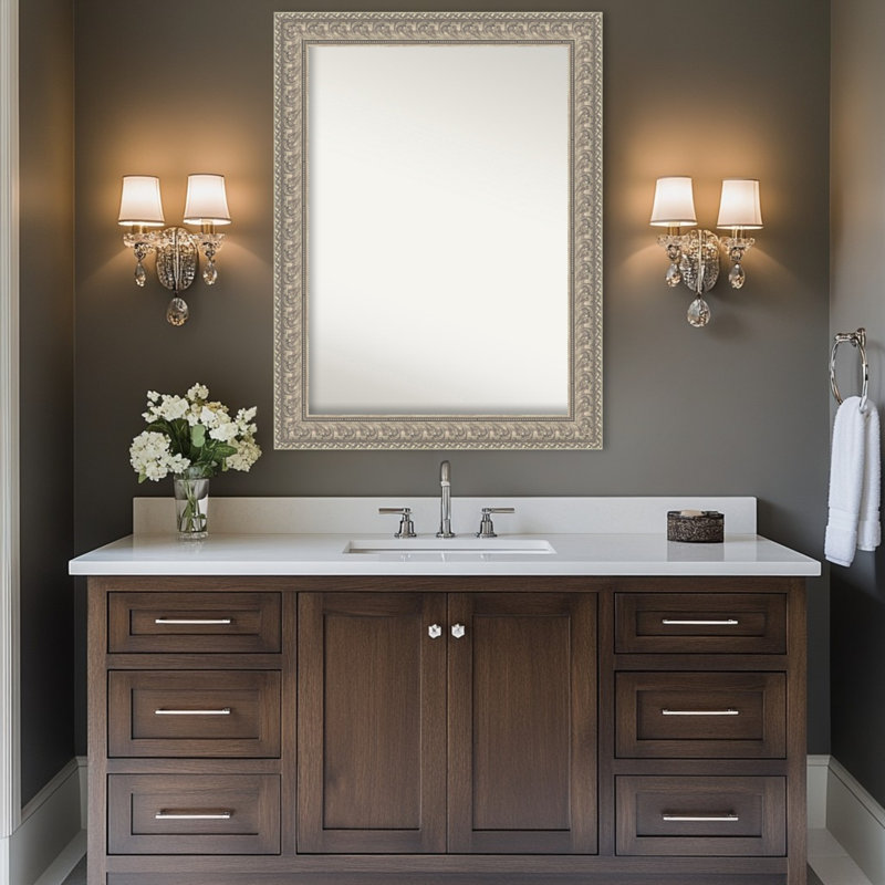 Miroir mural de salle de bain Sydney, 33,5 po x 44,5 po