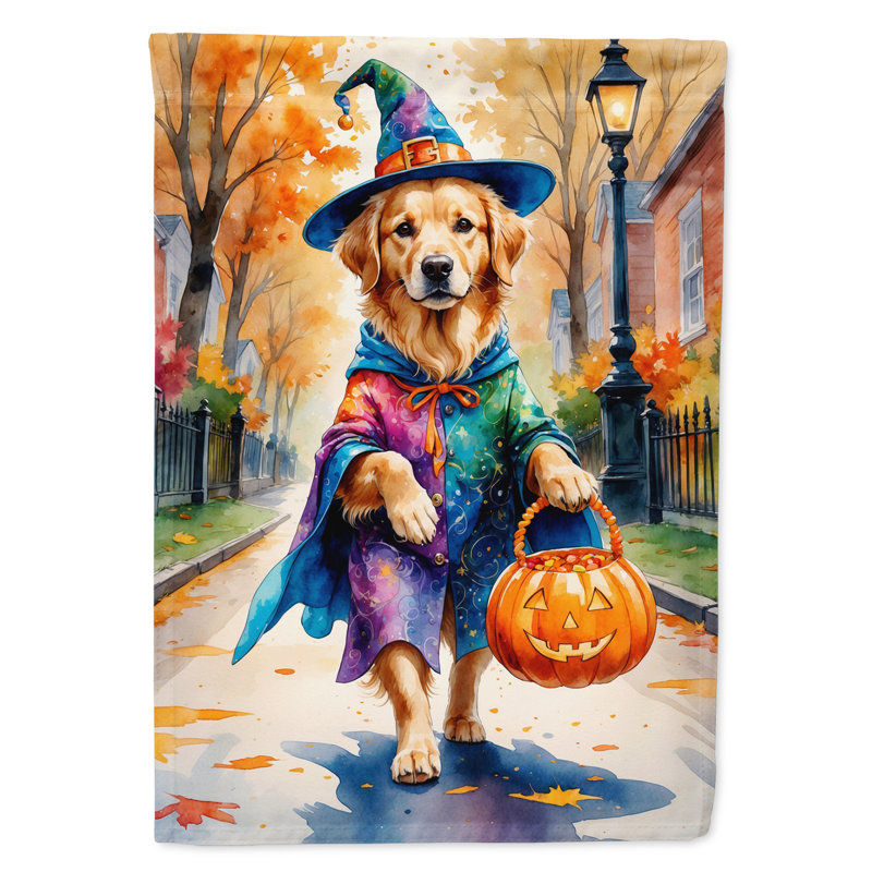 Drapeau de maison Weimaraner, Golden retriever