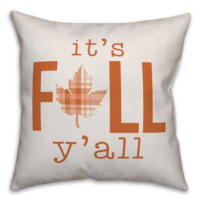  Housse de coussin It's Fall Y'all