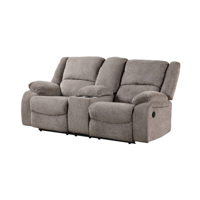 Causeuse transitionnelle l 78,4 po, moka